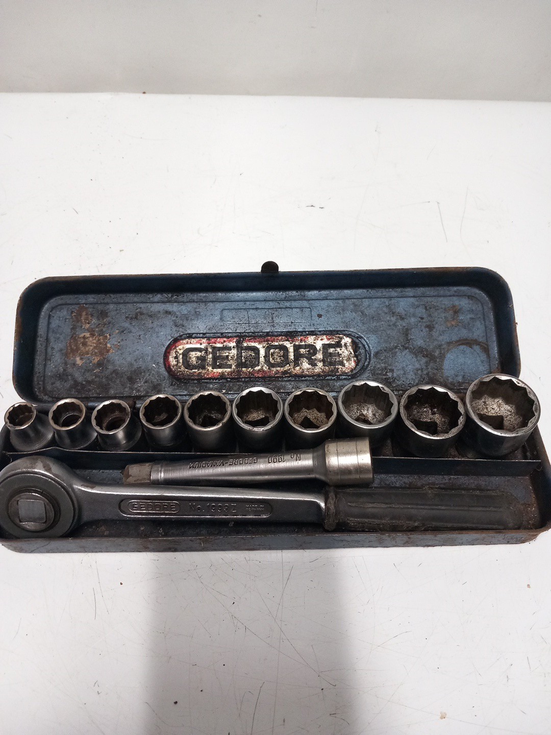 Vintage GEDORE No 1993Z- 1/2″ Drive -tool Set