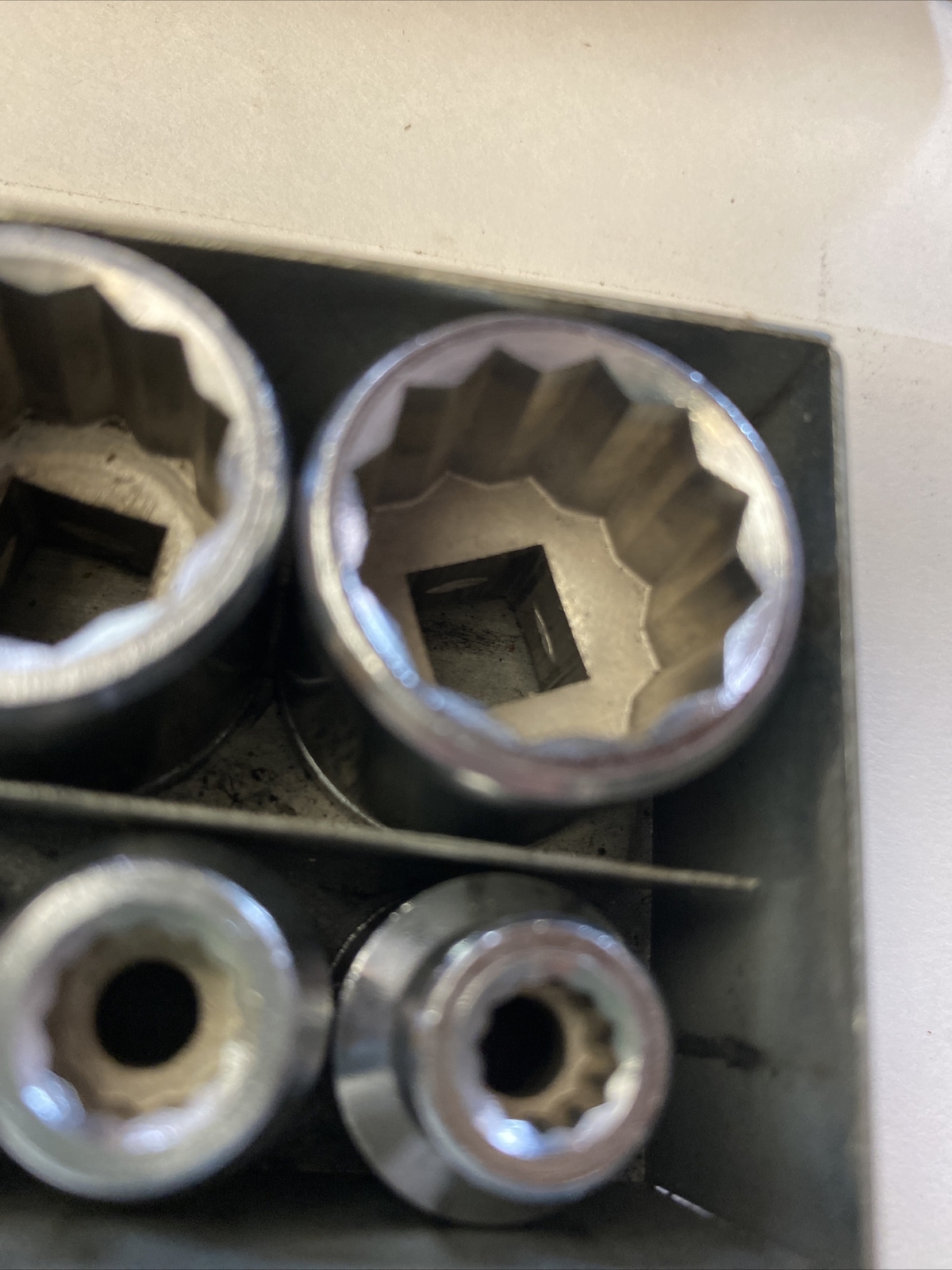 Truecraft Tools CM211 3/8” Drive Metric Socket Set Of 11 Medal Case 12 Point VTG