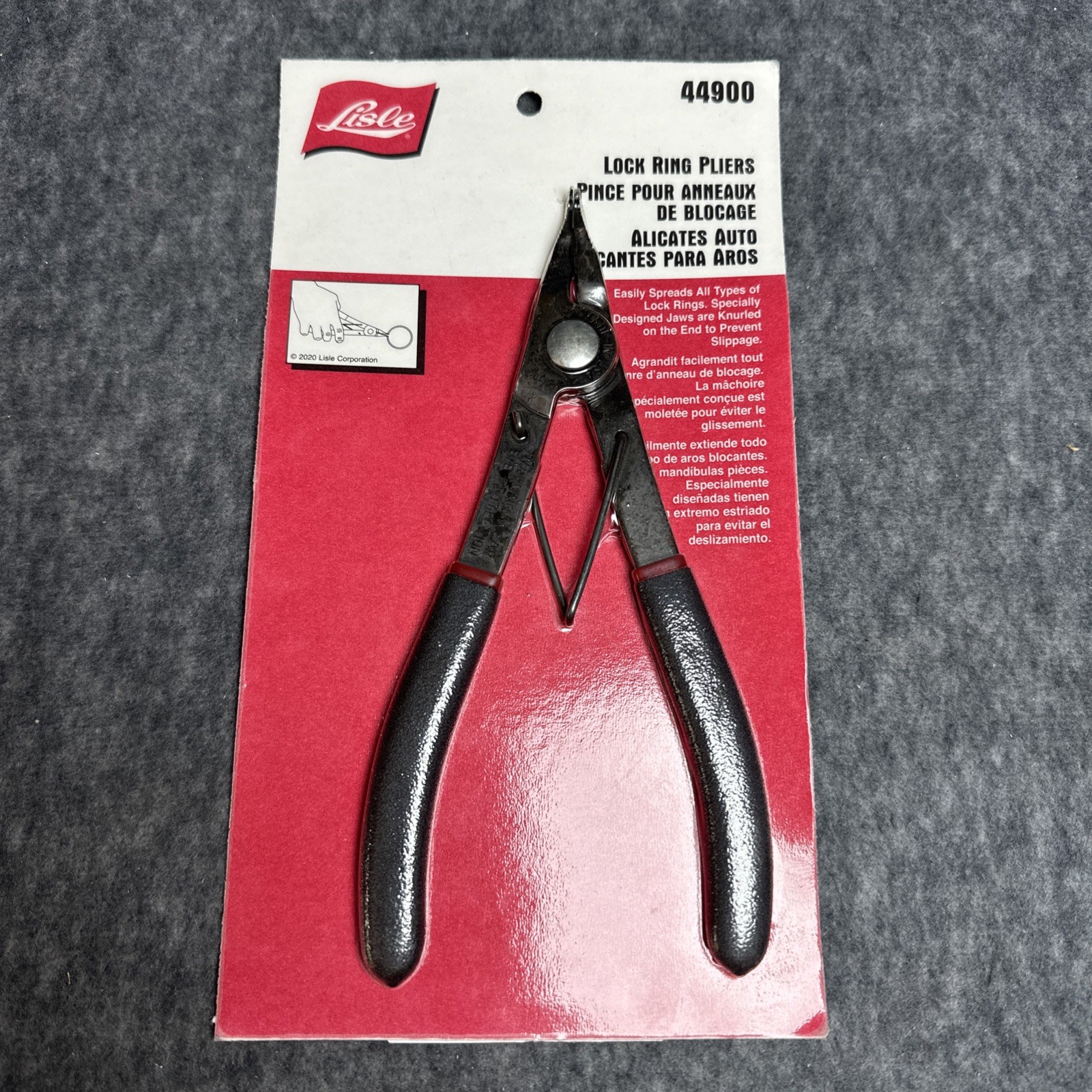 Lisle 44900 Lock Ring Pliers for Lock Rings NEW