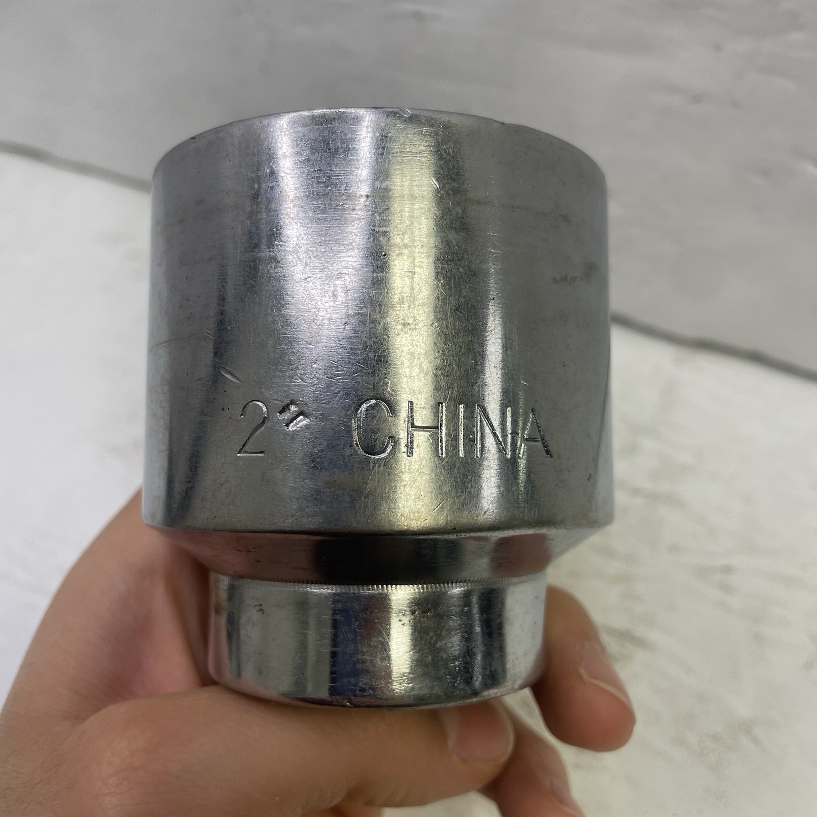 2″ Shallow Big Socket – 1″ Drive 6Pt – Made In China – Used – Acceptable