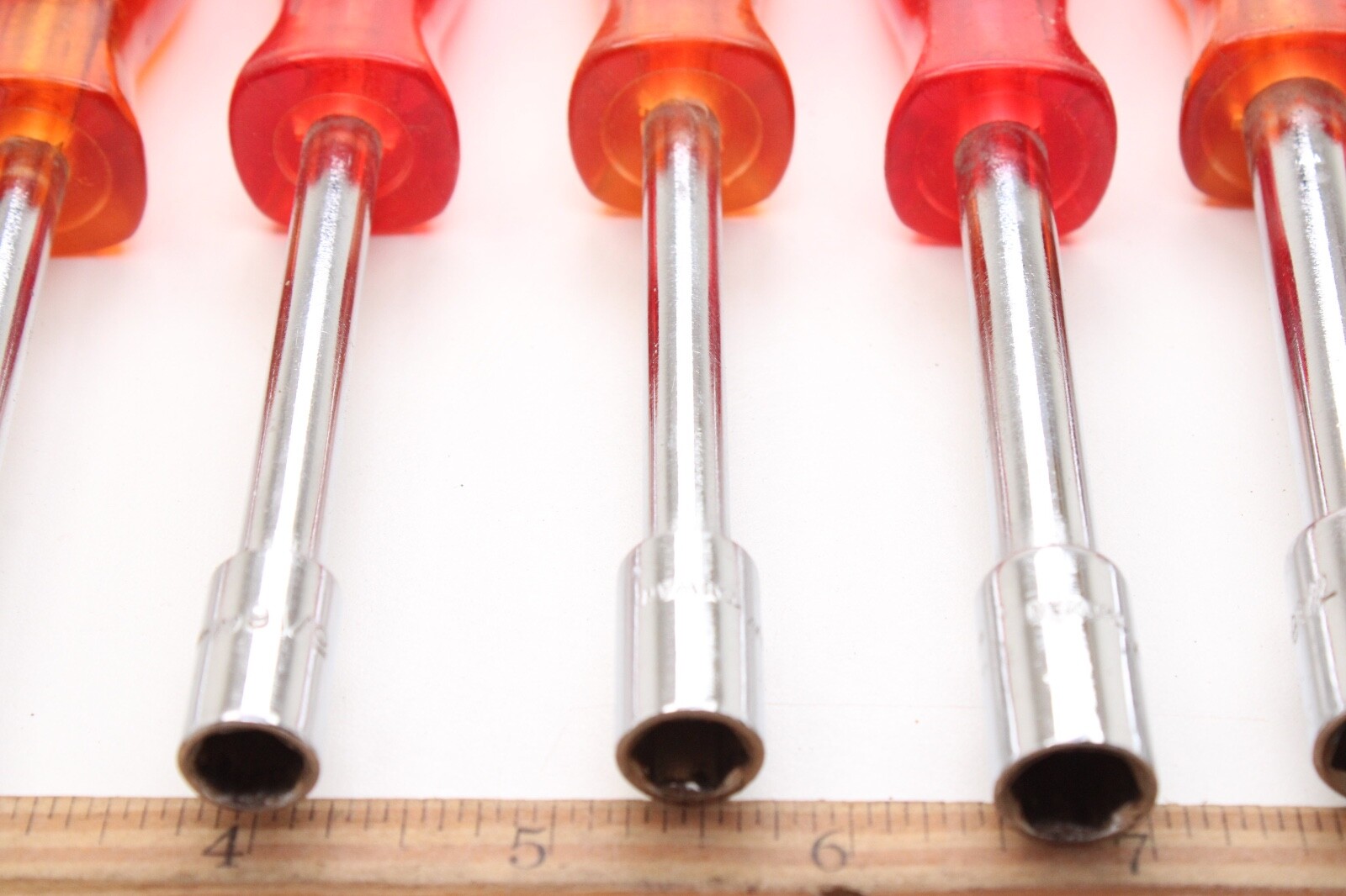 Unbranded Nut Drivers SAE 7 Pc. Set 1/2” 7/16” 3/8” 11/32” 5/16” 1/4” 3/16”