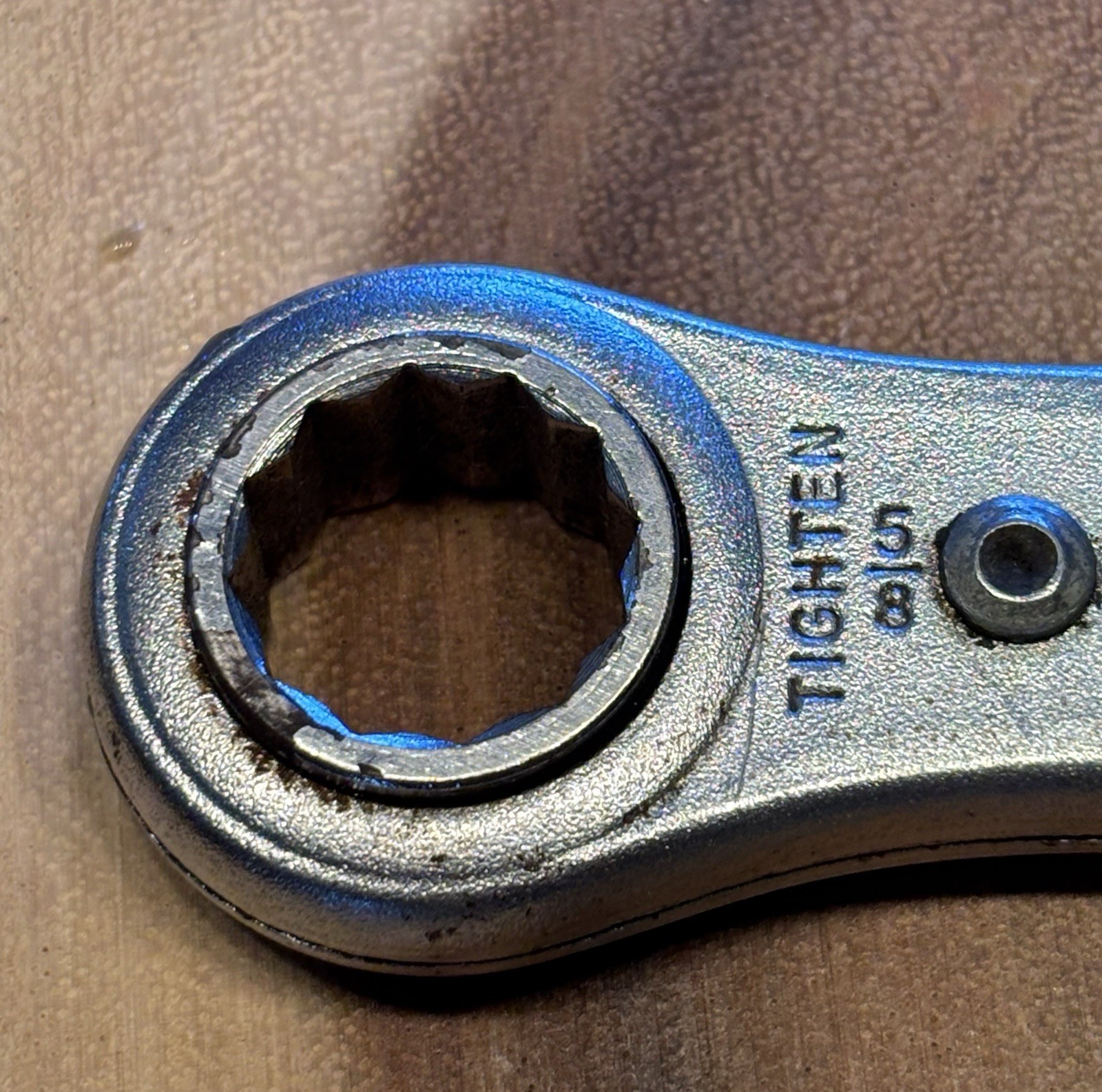 Craftsman 5/8″ x 3/4″ Box End Ratcheting Wrench Made in USA Vintage