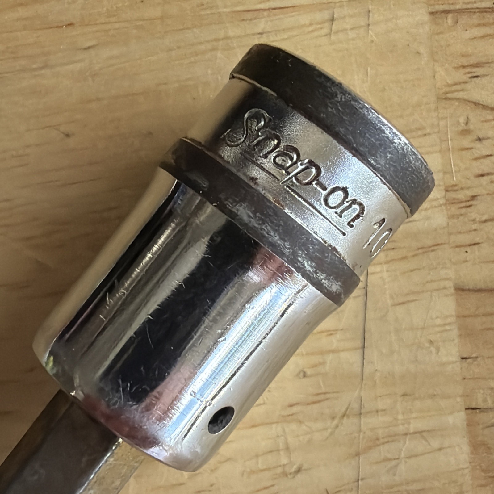Snap On Tools 10mm Long Hex Bit Driver Socket 1/2″ Drive S6018 Vtg USA