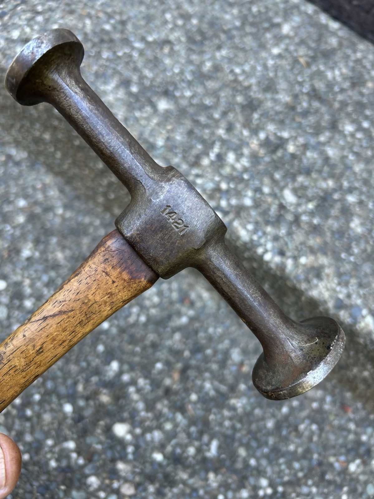Vintage Plomb 1421 Double Round Auto Body Hammer
