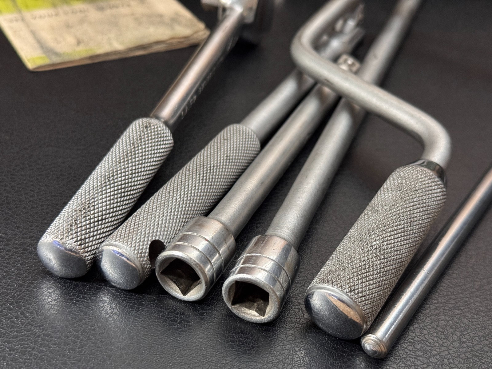 S-K Tools 3/8 Drive Socket Wrench Set 4517 14pc Metal Case & Catalog c 1940s USA