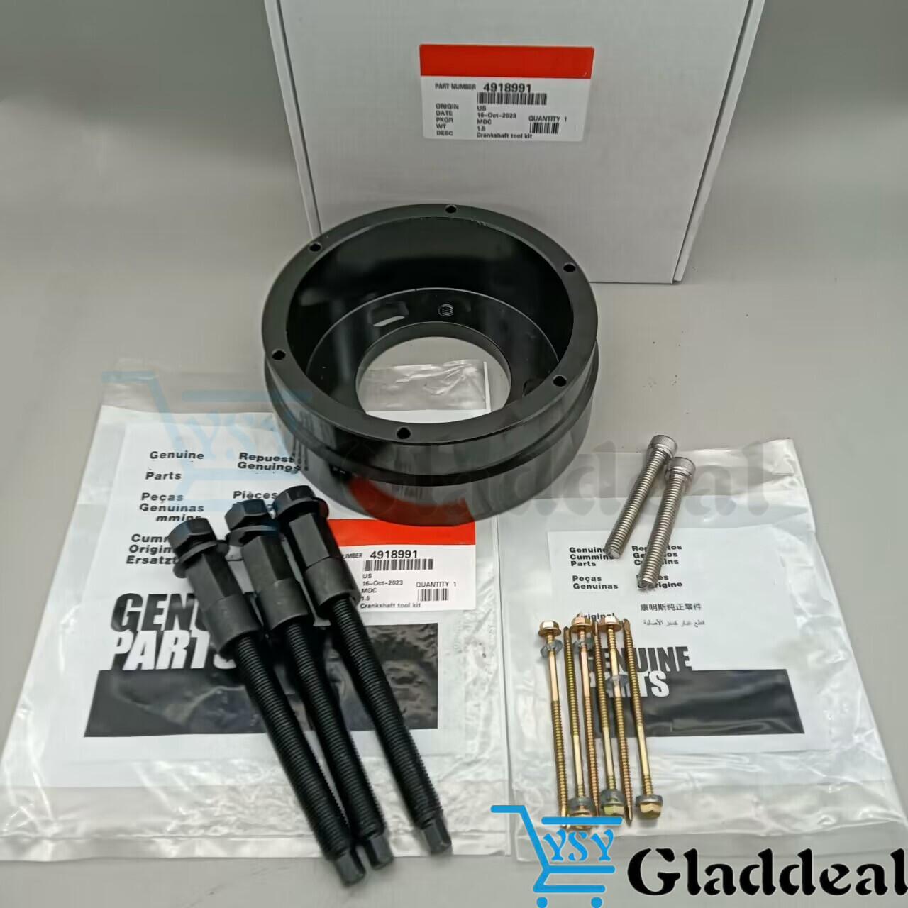 Genuine For Cummins ISX12 ISX15 Front Crankshaft Seal & Wear Sleeve Remover