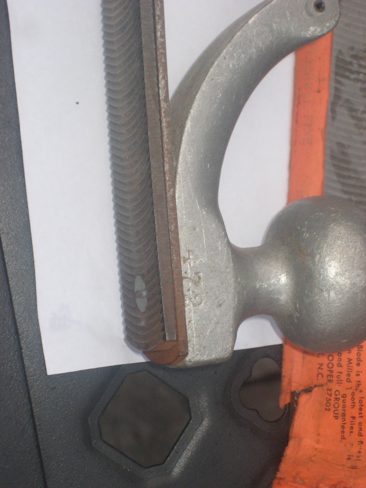 Vintage Auto Body File Rasp Adjustable 14″ with 2 extra files