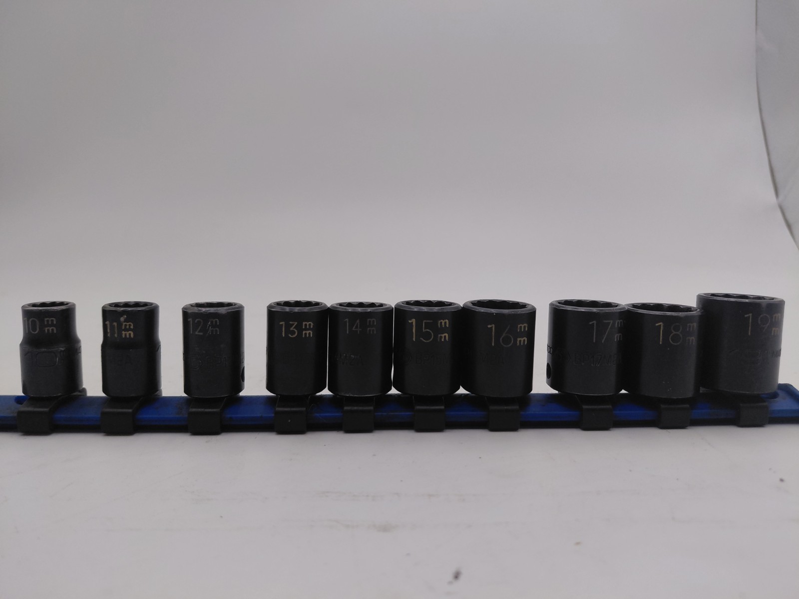 Matco 10pc 3/8″ Drive Metric Impact Socket 12 point Set 10mm – 19mm Mechanic