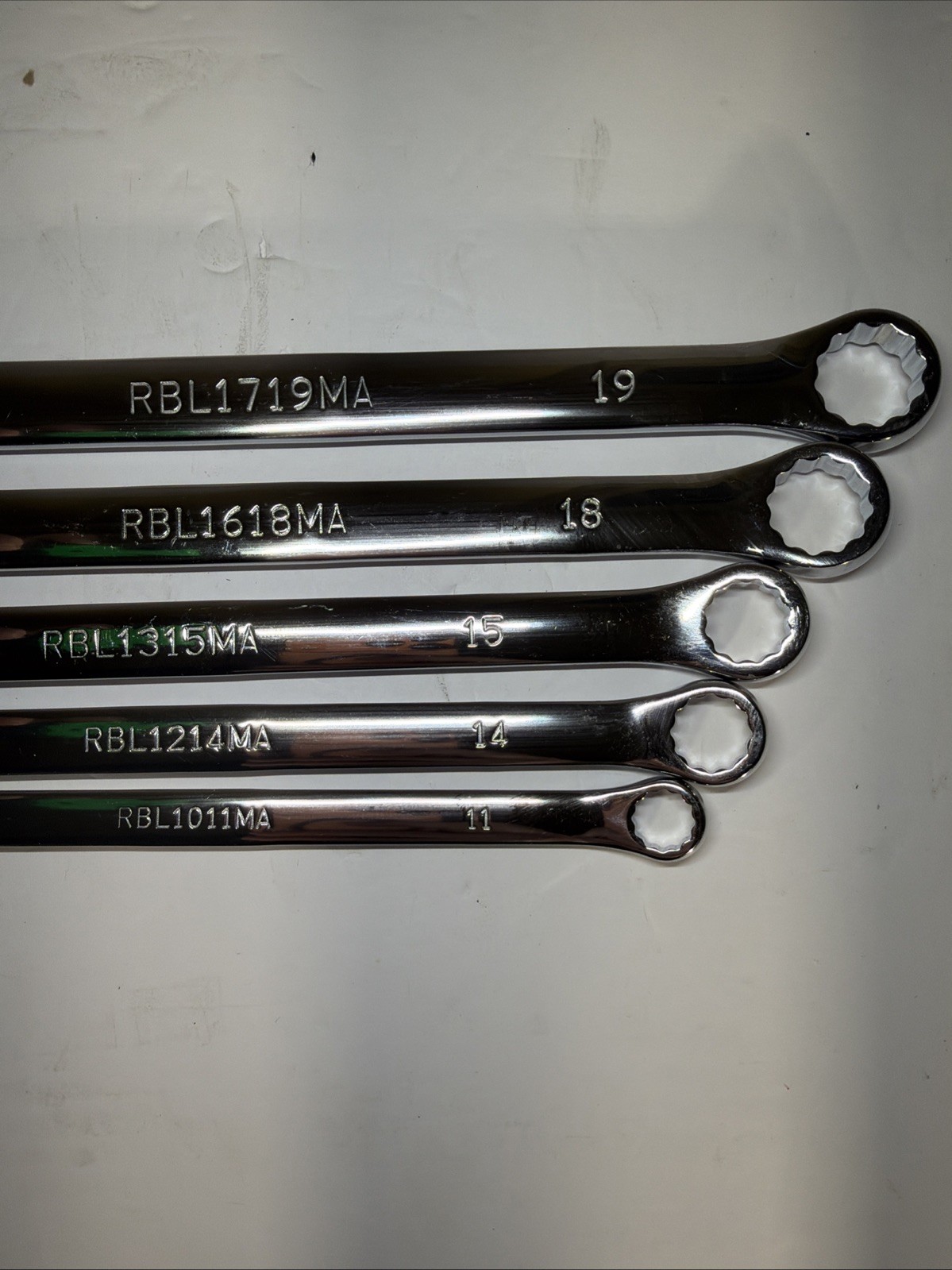 Matco Tools SRBLM5TA 5 Piece Metric Wrench Set 10mm-19mm