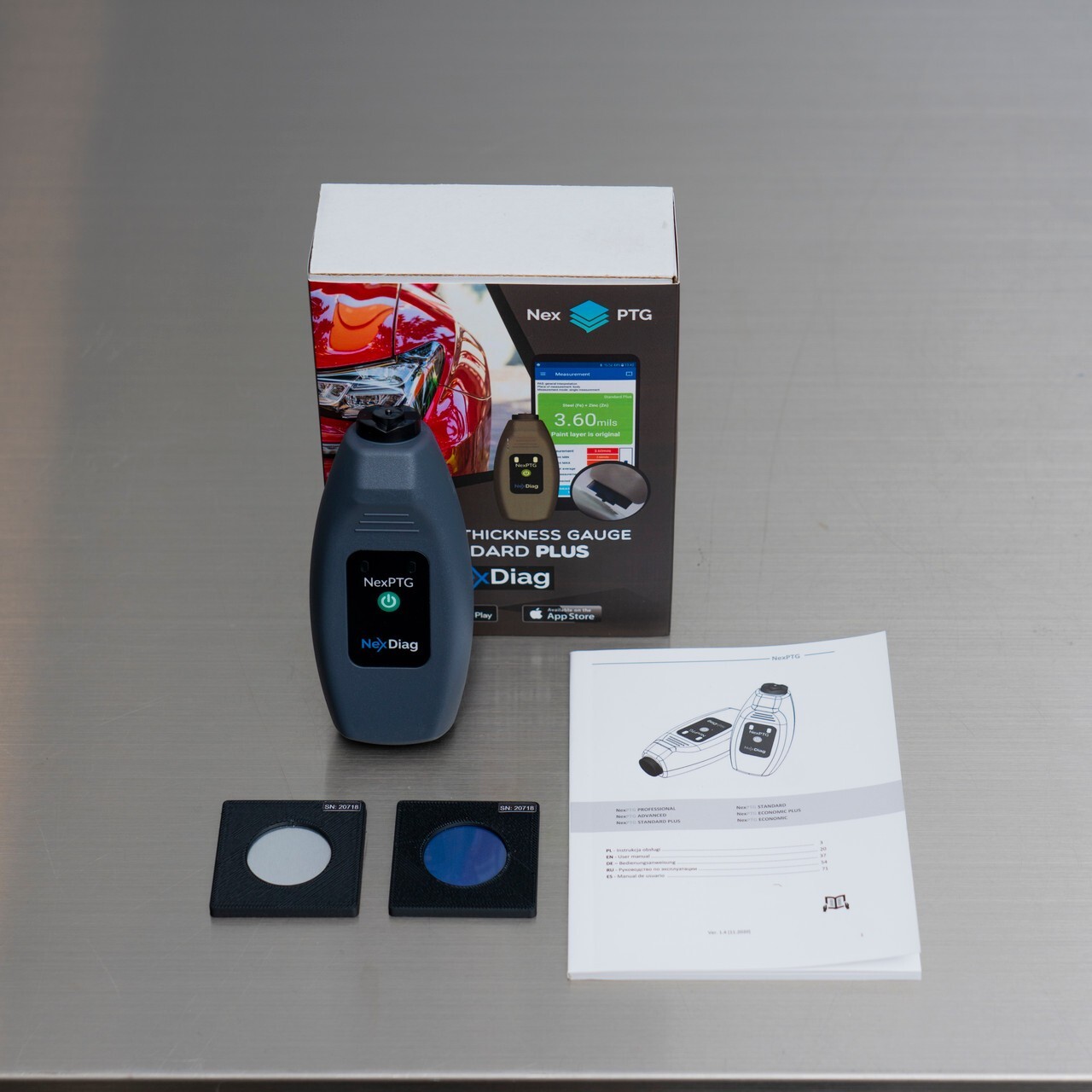 NexDiag NexPTG Standard Plus Paint Coating Thickness Depth Gauge | Paint Depth