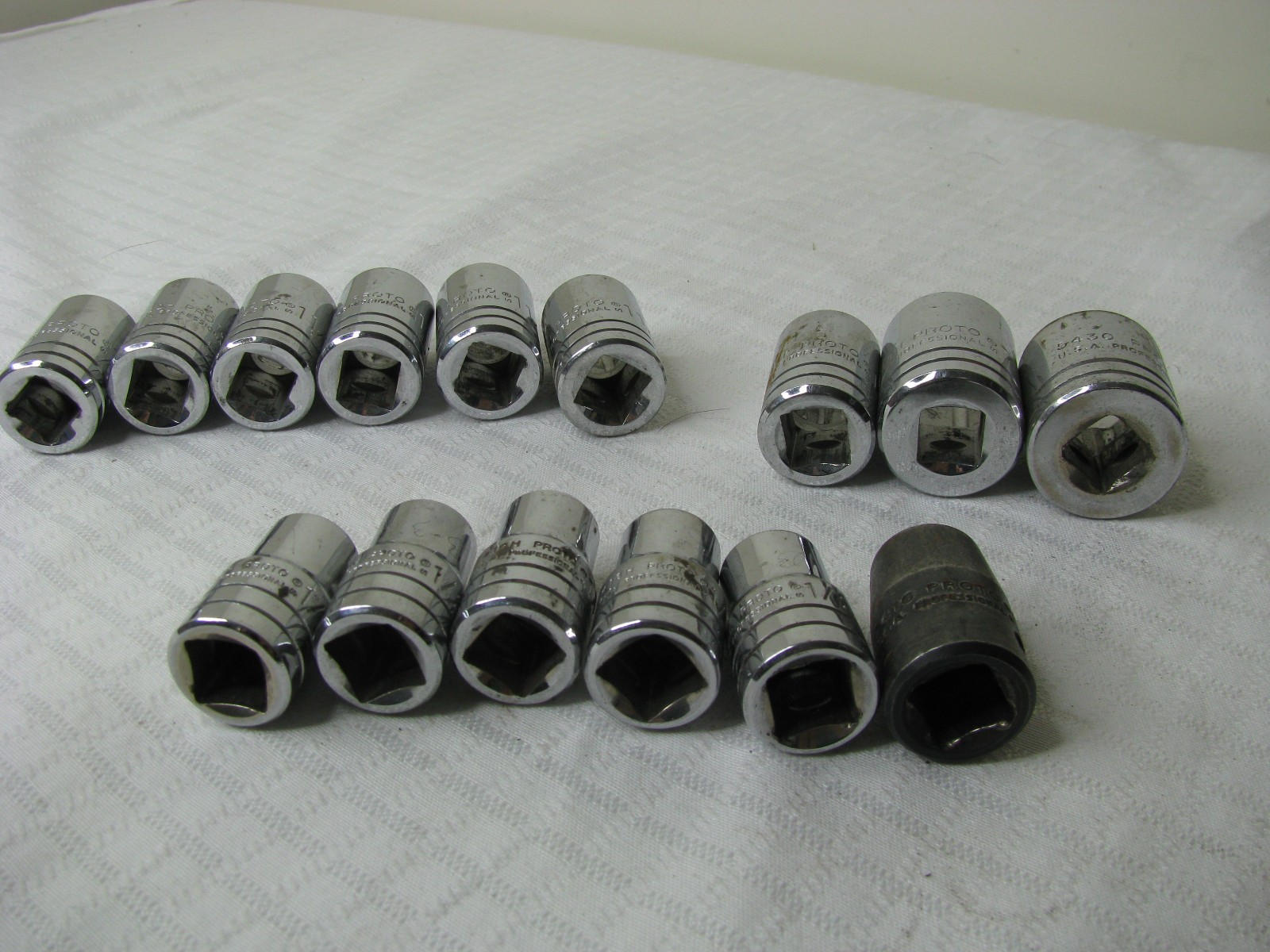 Proto Professional Socket lot of 15 SEE PHOTOS