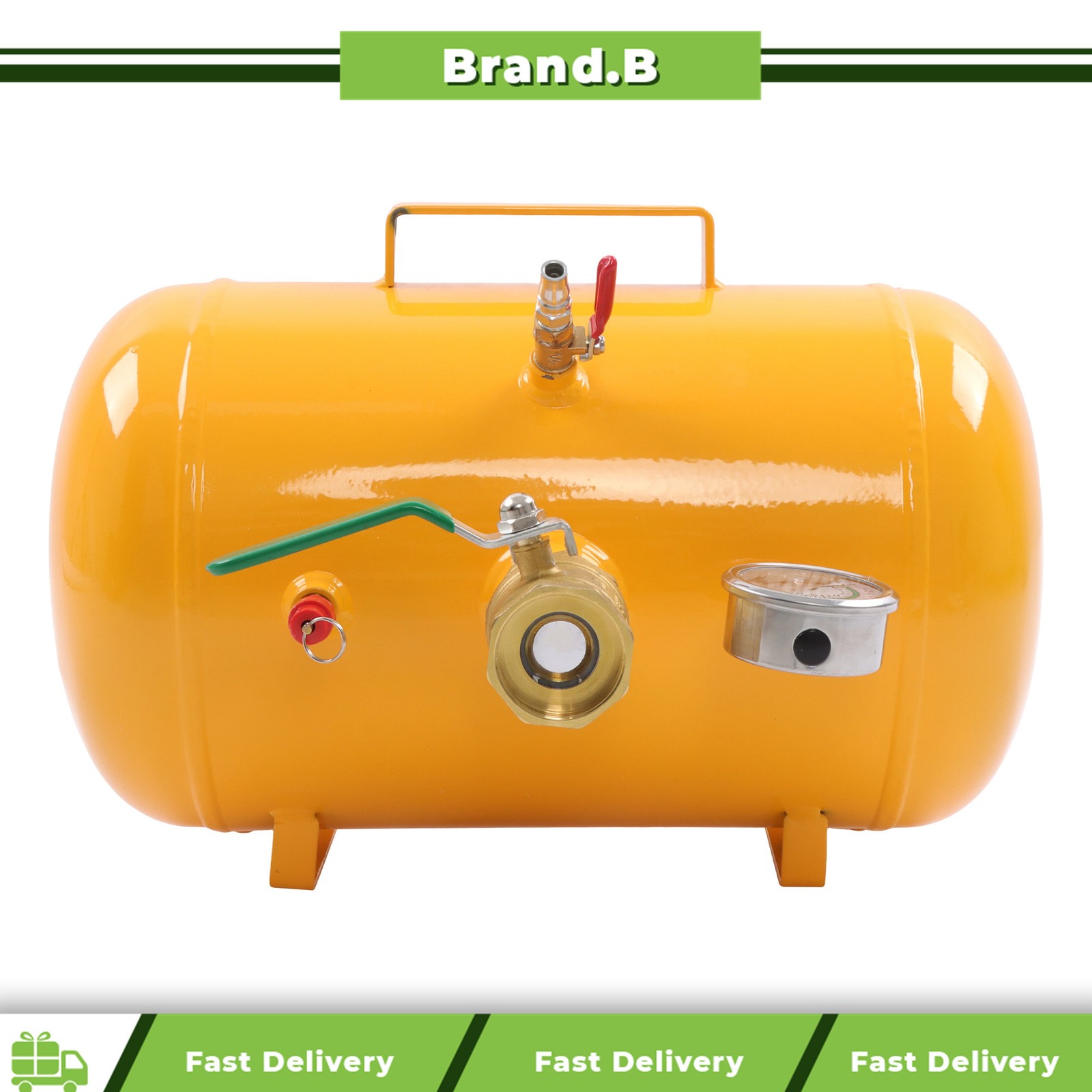 Yellow 145PSI 5 Gallon Air Tire Bead Seater Blaster Tool Seating Inflator Truck