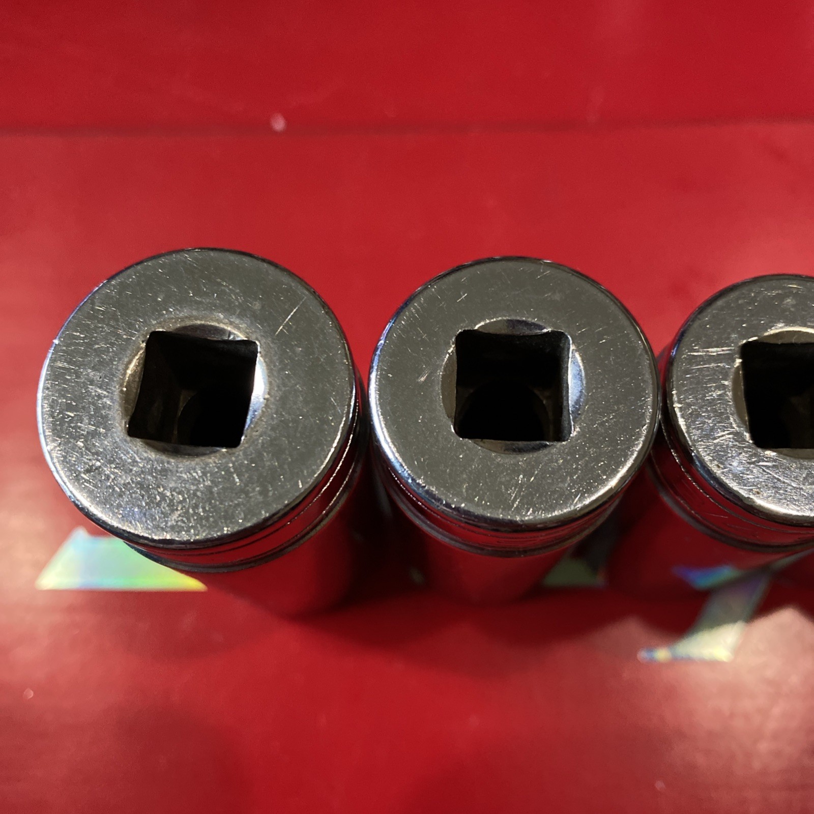 SNAP ON 7 SOCKETS 3/8″ DR SF141-SF281 Missing SF181 12 Point SAE Deep Socket Set