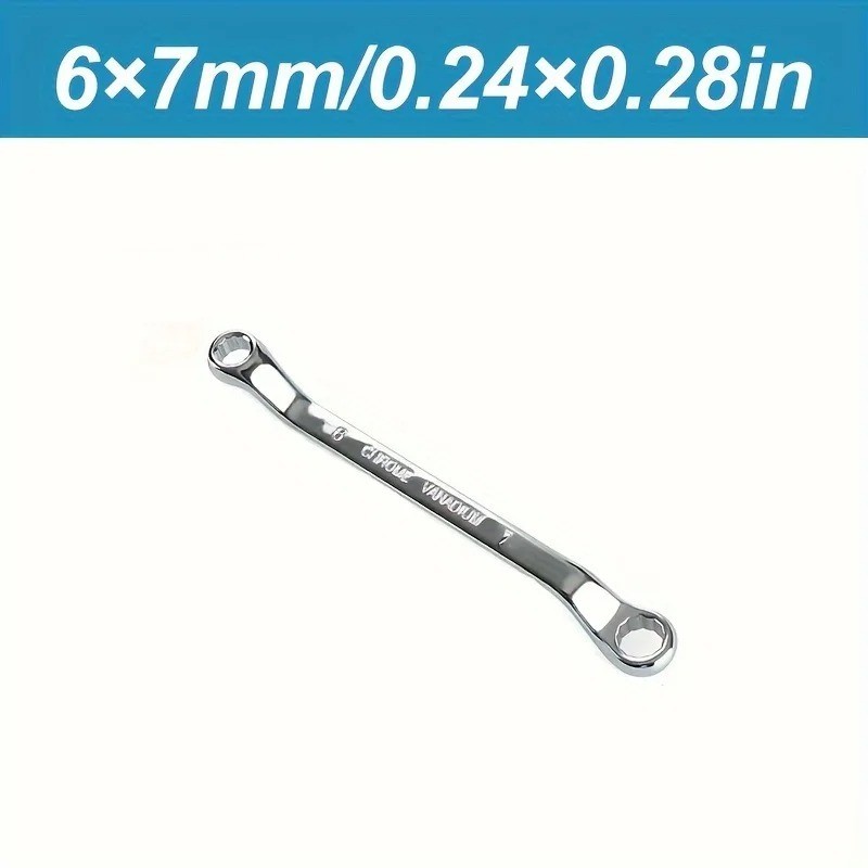 Premium Chrome Vanadium steel Tools 45-Degree Deep Offset Double Box End Wrench