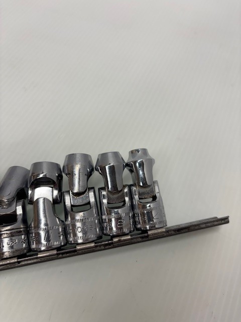 Snap On Tools 3/8” Drive 6 Point and 12 point 11pc Swivel Socket Set