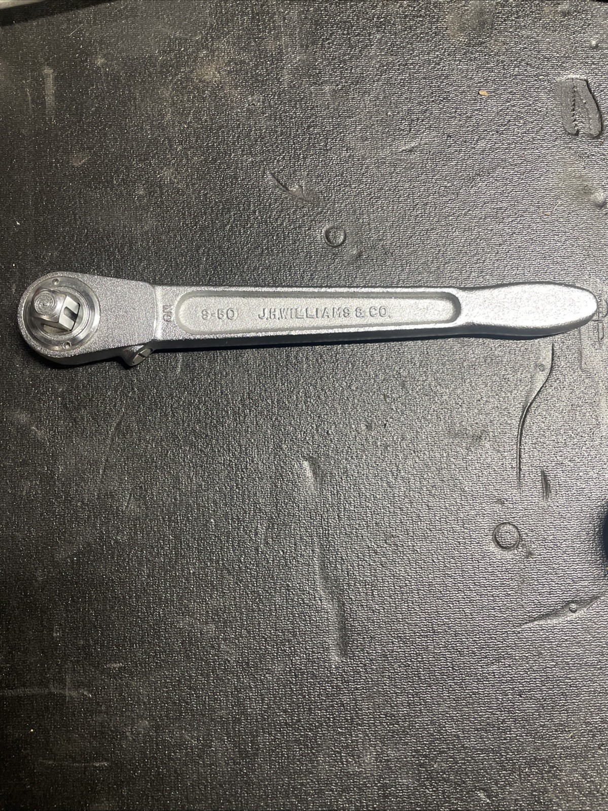 Vintage J.H. Williams S-50 1/2″ Drive Ratchet USA