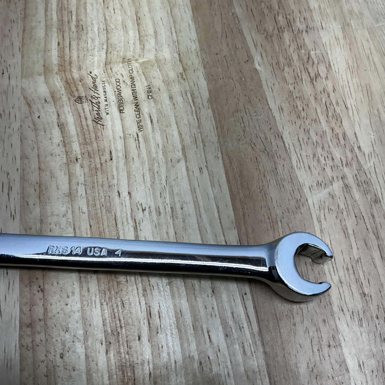 Snap-on Tools RXS14 7/16″ Flare Nut Line Wrench/Open End Combination 6 Point (C)