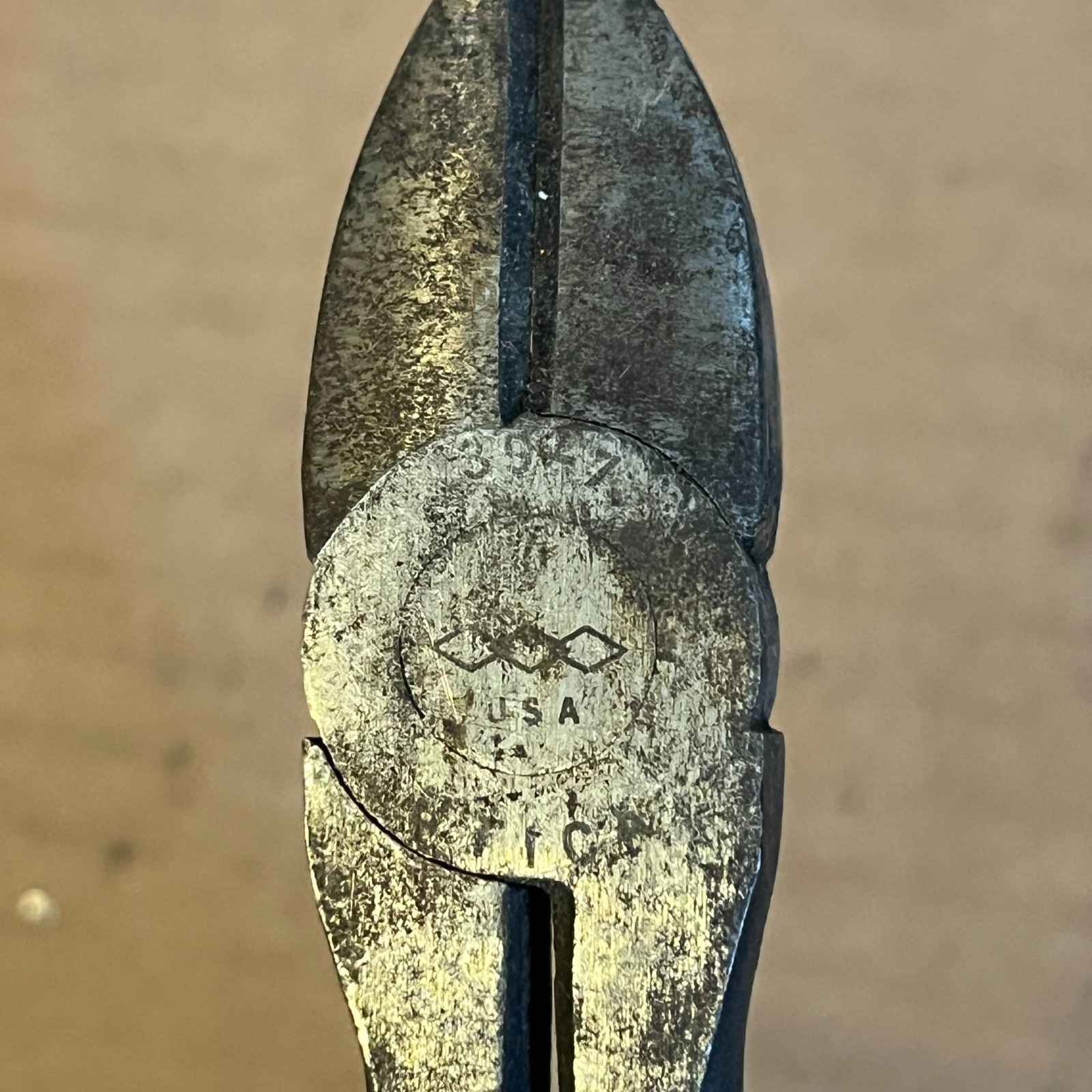 Vintage Utica 39-7 Diagonal Cutters Nipper Pliers 7.5” Long VTG