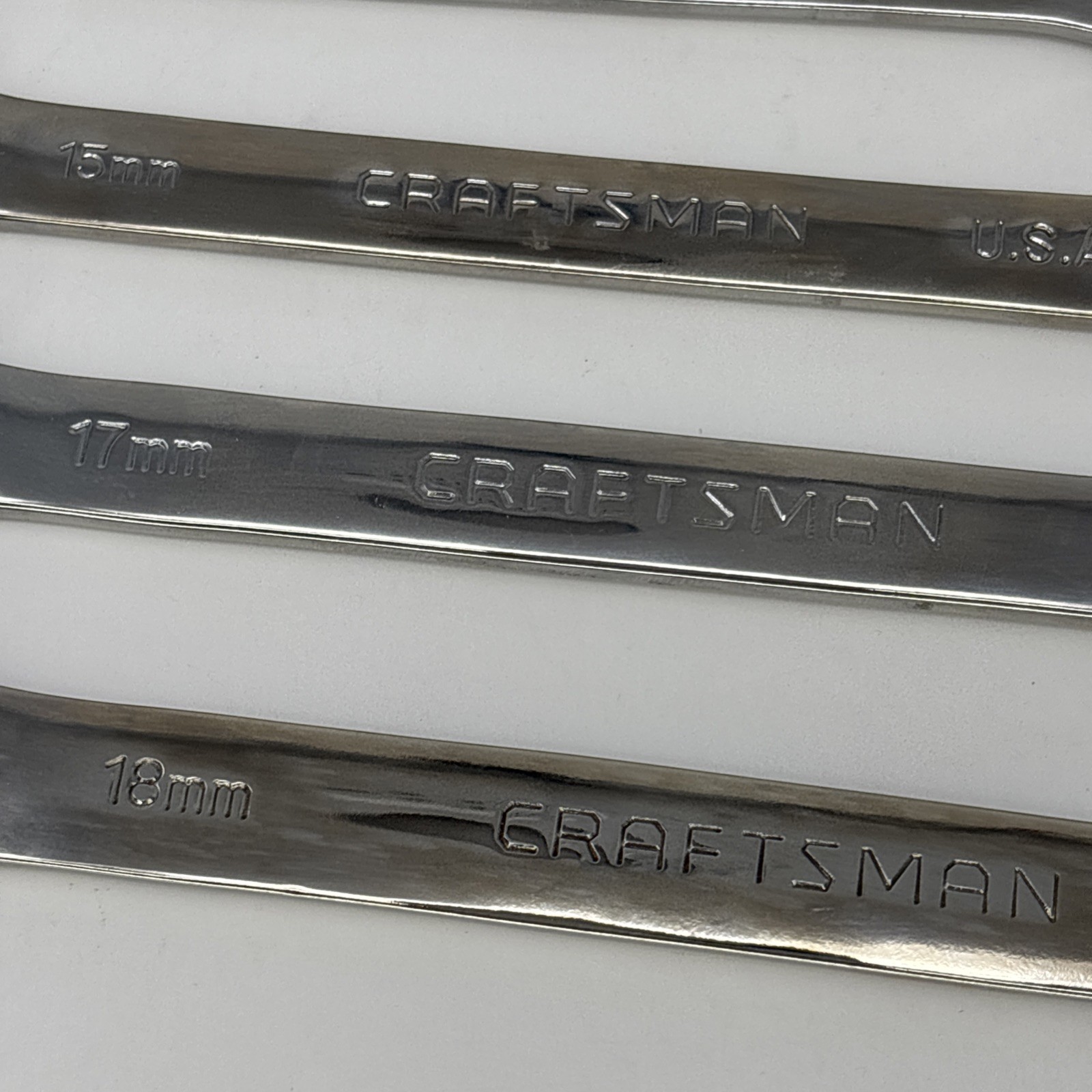 Craftsman 8 Pc Metric Reversible Ratcheting Comb. Wrench Set USA GK 8MM – 18MM
