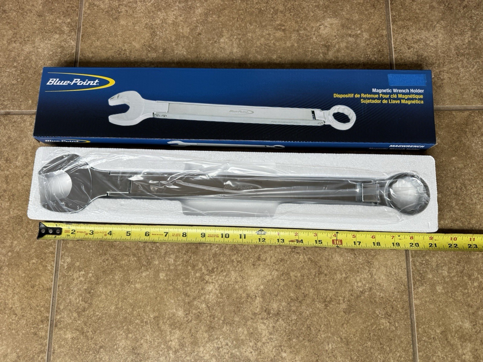 🟢🔵 NEW Blue-Point by Snap-On GIANT 20” MAGNETIC FLEX HEAD WRENCH TOOL HOLDER