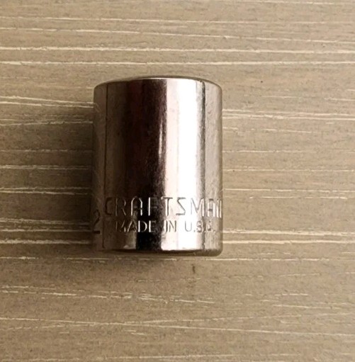 Craftsman USA 1/2″ Socket 6 Point 1/4″ Drive Inverted G2 43499