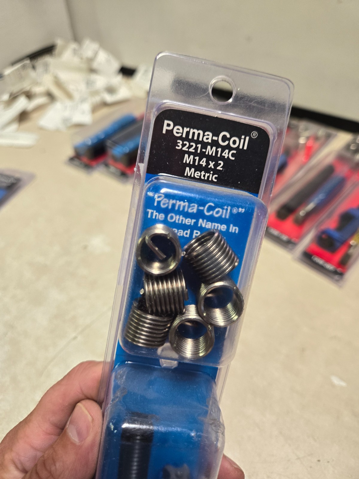 M14 x 2.0 Thread Repair Insert Kit 3221-M14C Perma Coil w/ Tool USA Metric