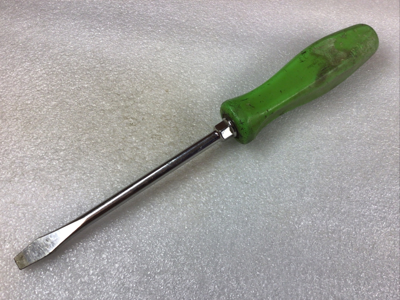 Snap On#SDD6 – 6” Long, Flat/Slot, Blade, Hard Green Handle, Screwdriver-USA-