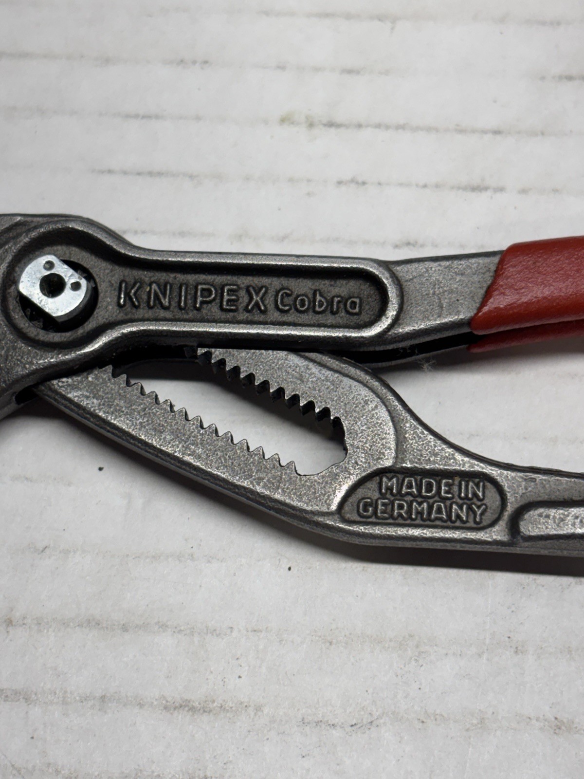 2 Knipex Cobra Adjustable Pliers 87 01 250 10″ & 87 01 180 7″ Red Grip Germany