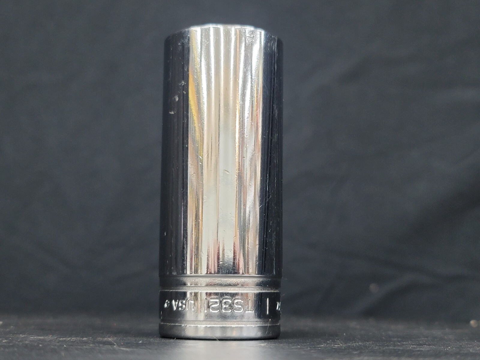 Snap on Tools USA 1/2″ Drive 1″ SAE Deep 6 Point Chrome Socket TS321