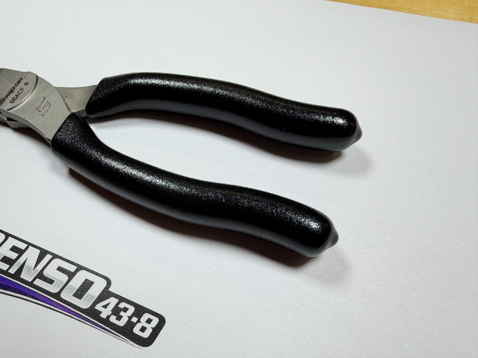Snap-on Tools USA NEW BLACK Soft Grip 6″ Diagonal Cutter Pliers 86ACFBK