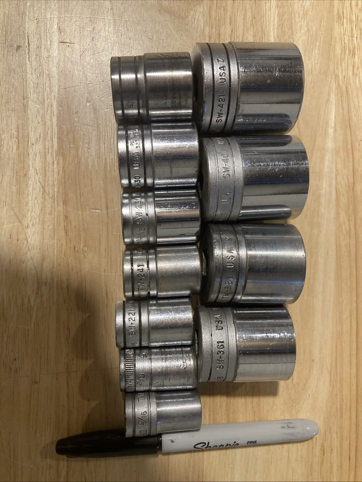 Snap On 1/2″ Drive SAE Sockets