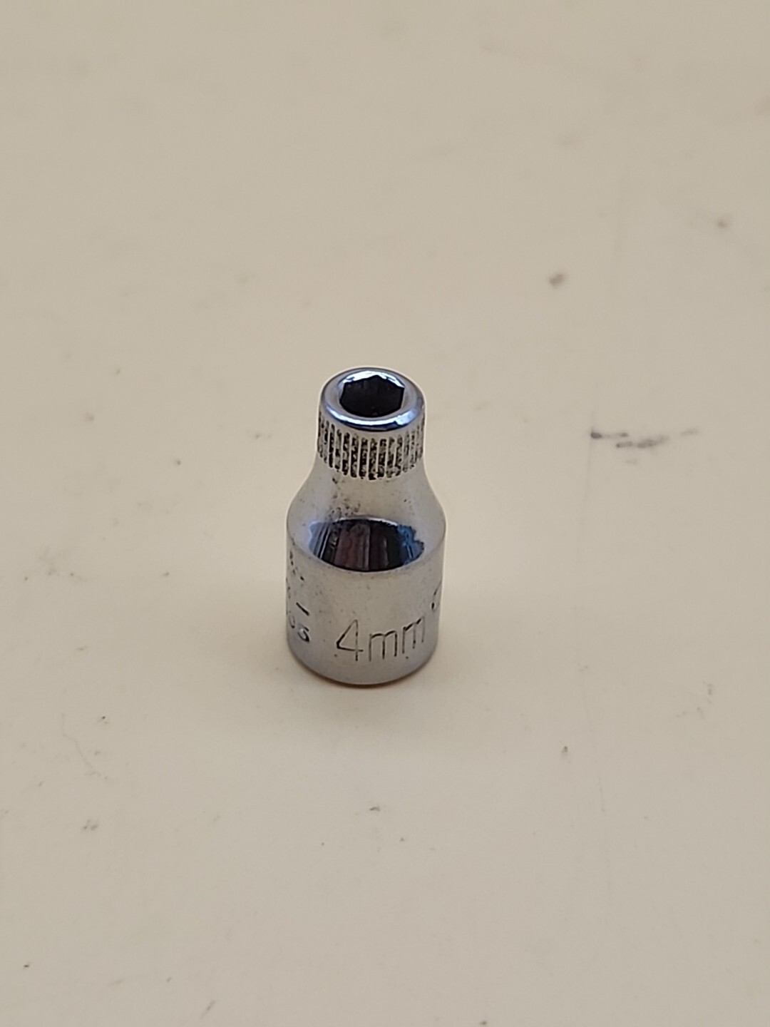 Craftsman Vintage NEW 4mm 6 Point 1/4″ Drive Shallow Socket G-43505 USA