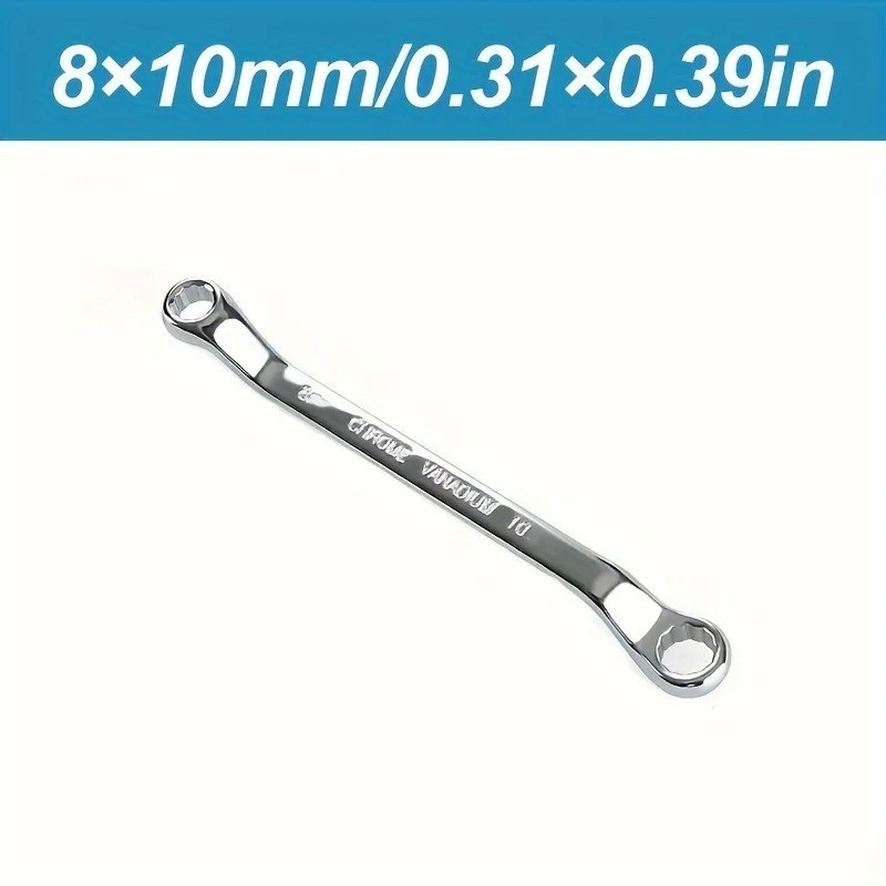 Premium Chrome Vanadium steel Tools 45-Degree Deep Offset Double Box End Wrench