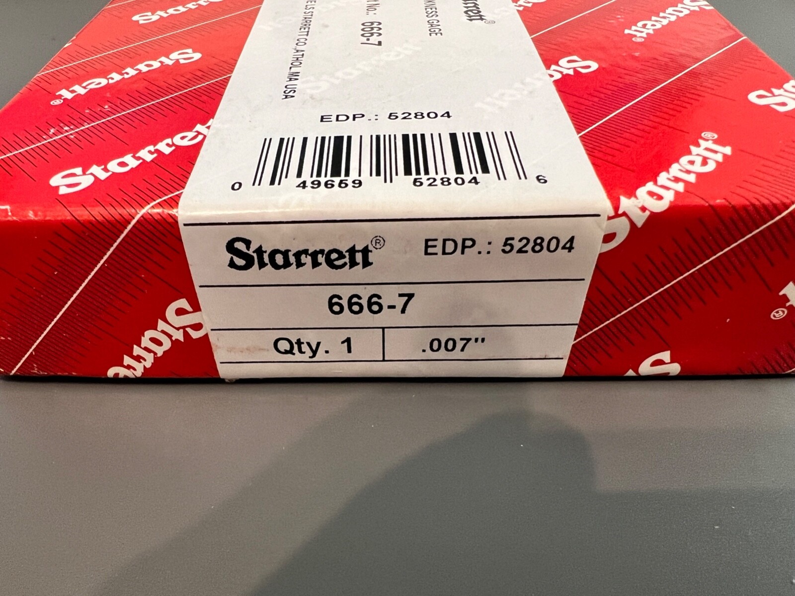 Starrett 666-7 – 0.007″ Steel Feeler/Shim Gauge Stock 1 Roll of 7.6 m 25 ft