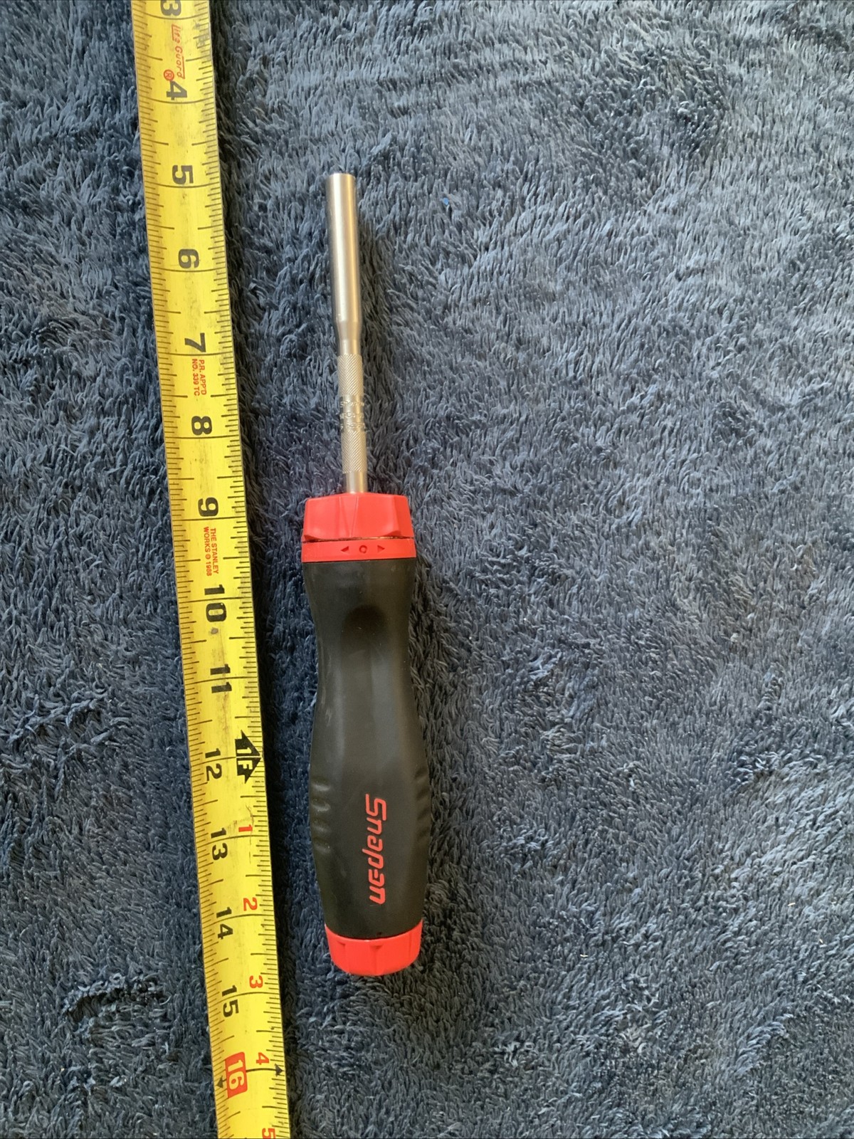 Snap On Ratcheting Screwdriver, Red, Sgdmrc4a…red…used Once….