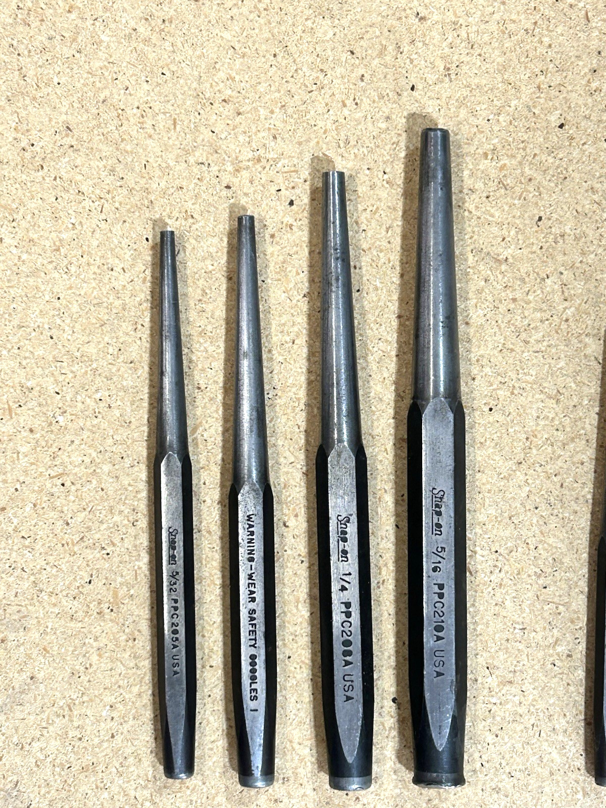 Snap on Tools Set PPC210A Set Punch and Chisel Set 19 from original 22pcs set