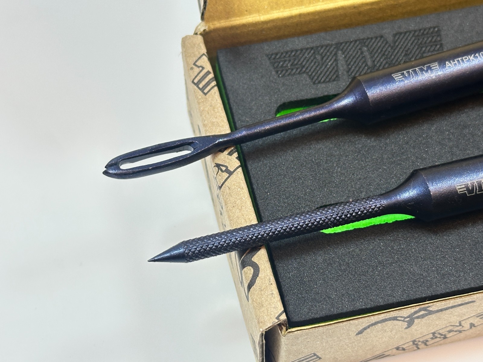 NEW VIM Tools .401 Air Hammer Tire Plug & Reamer Bit Set in Foam #AHTPK100