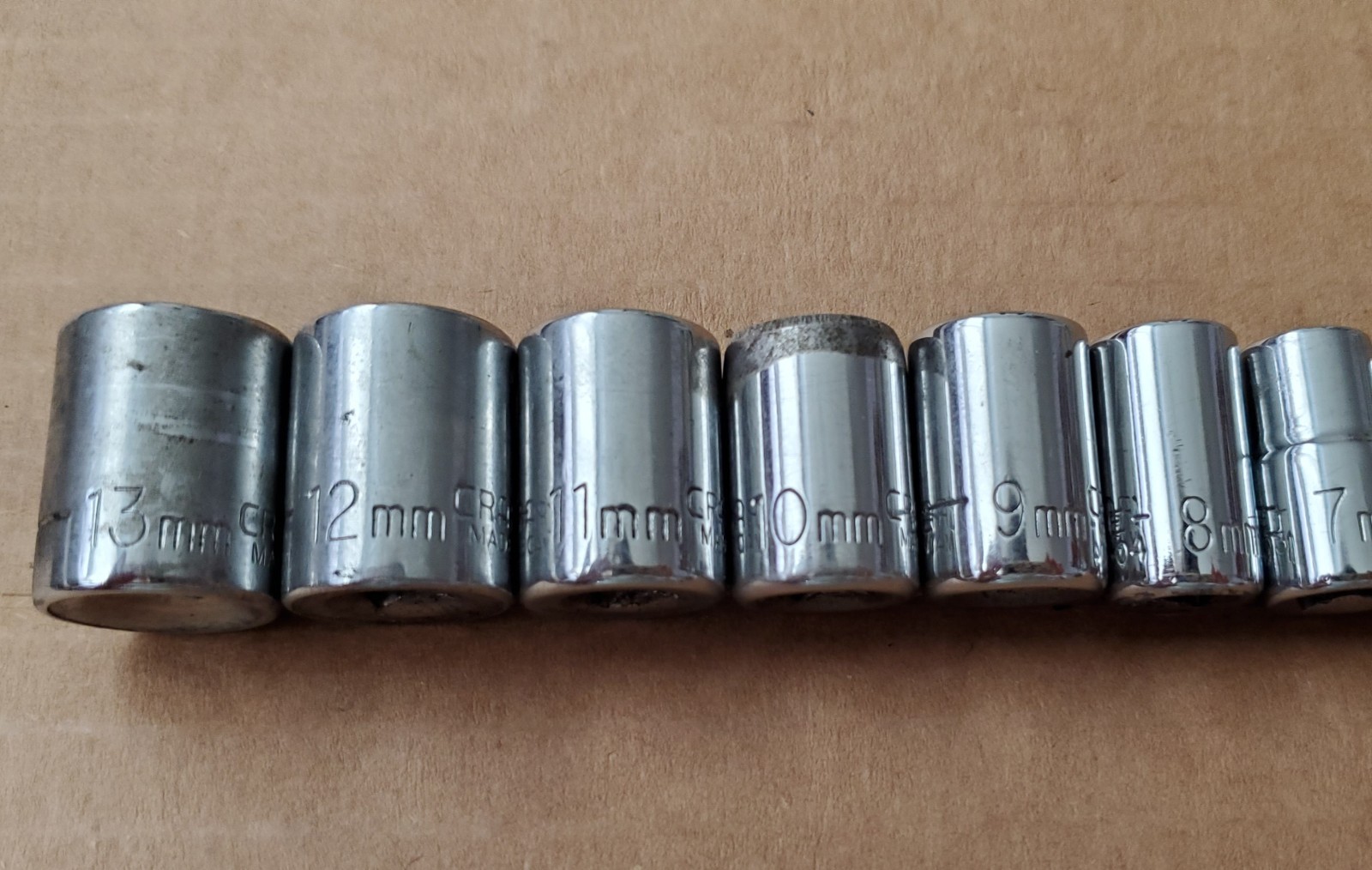 Craftsman 1/4” Drive SAE & Metric 6-Point Sockets 43492 – 43480, 43501 – 43514