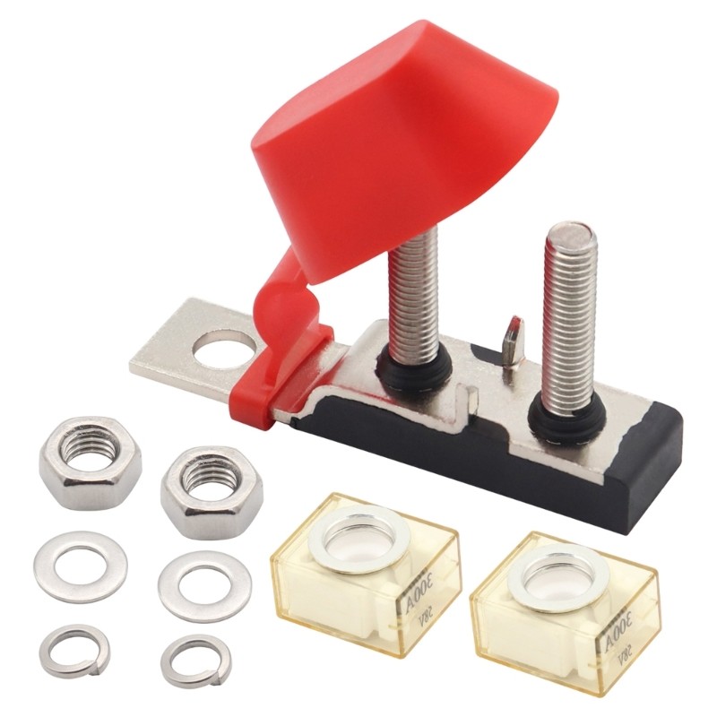 2 Position 100-300A Fuses Holder Waterproof Design Power Protections Industrial