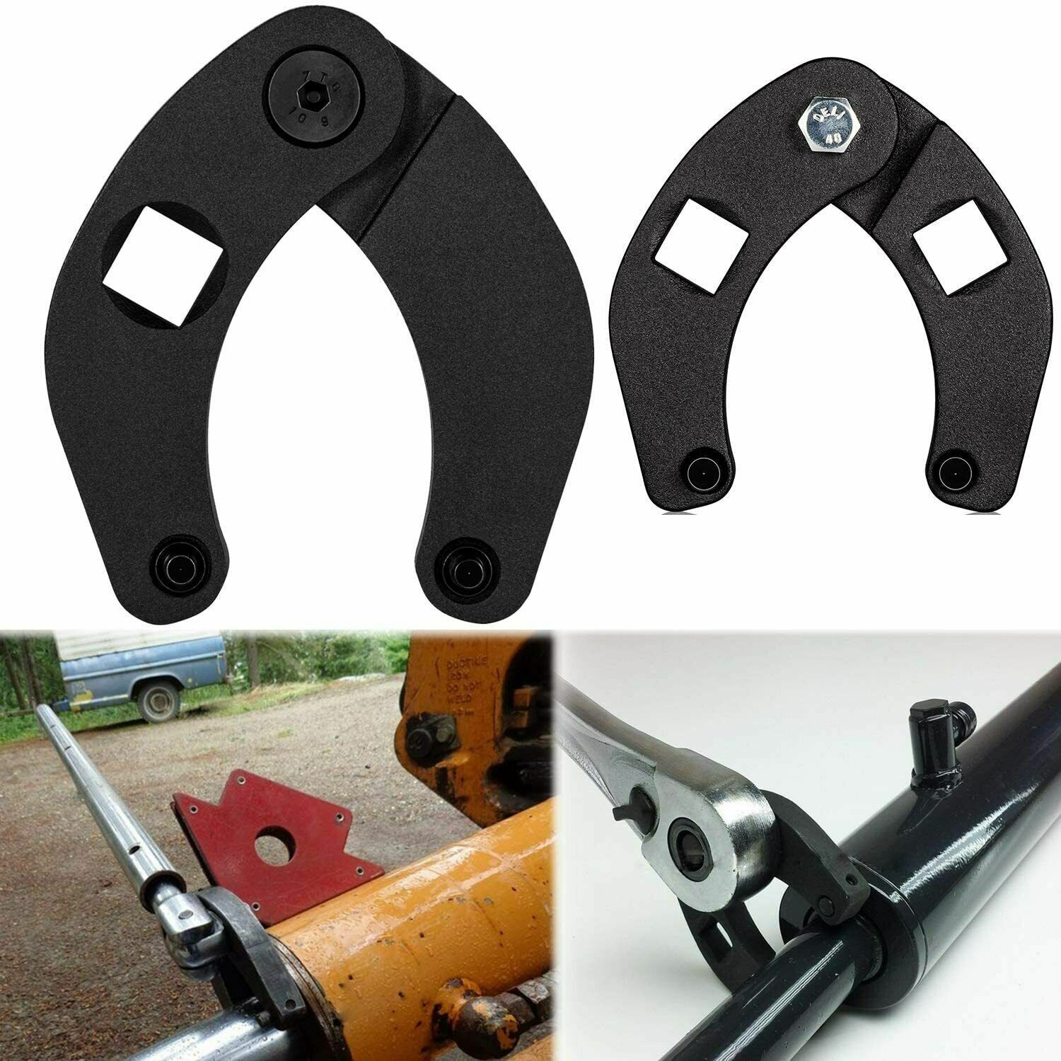 Adjustable Gland Nut Wrench 1266 +7463 Spanner Tool Set for Hydraulic Cylinder