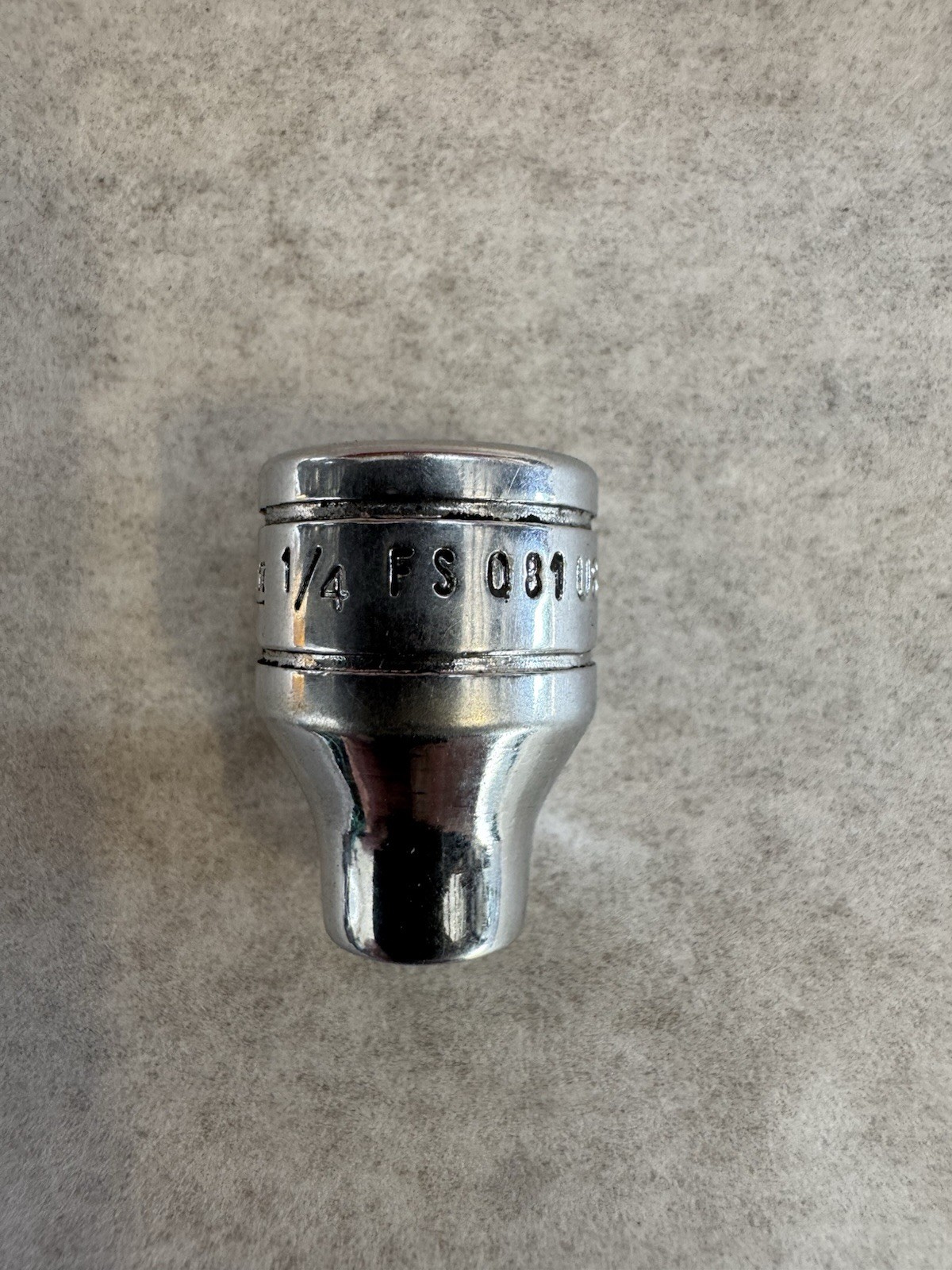 Snap On 1/4” SFS 081, FS 081, FP 32A Chrome Sockets 3/8 drive