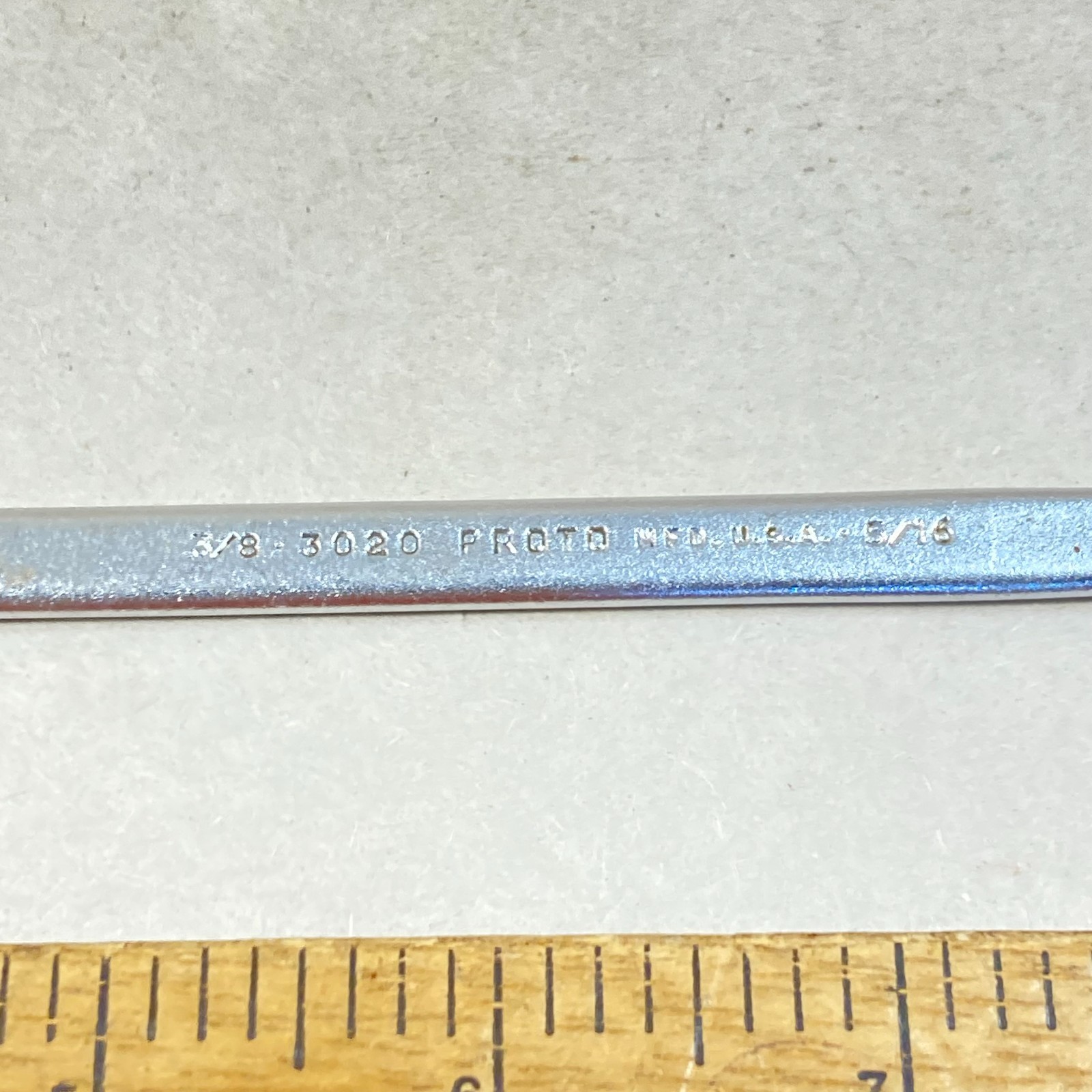 Proto Wrench Open End 3/8″- 5/16″ Flat Shaft #3020 USA