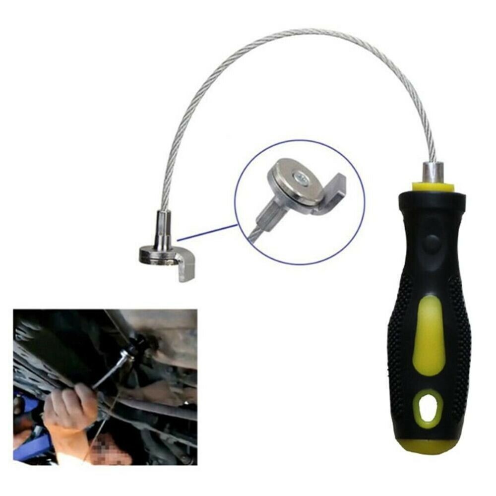Magnetic Oil Drain Plug Remover Strong Tool Wrench Anti Scald Pan Screw Sleeve