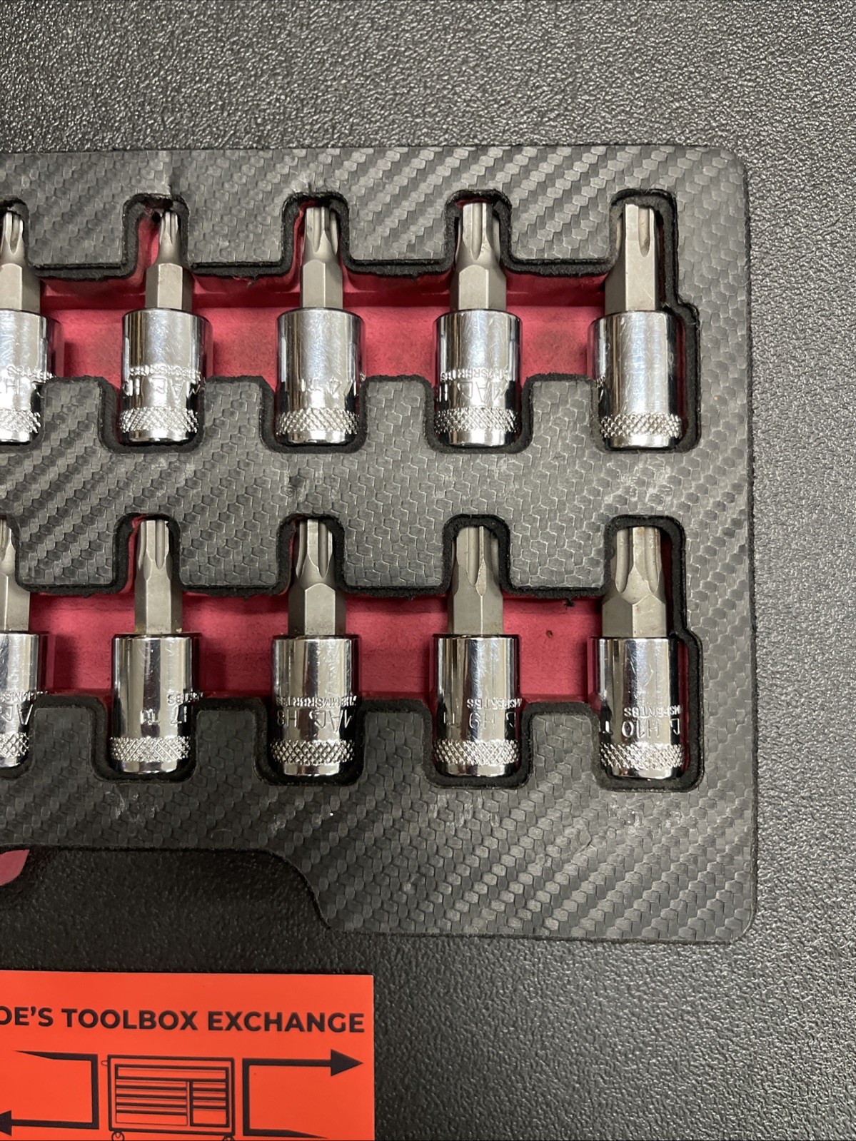 Mac Tools SXH14RBRT 3/8″ Drive SAE and Metric Advanced Hex Driver Set 14pc