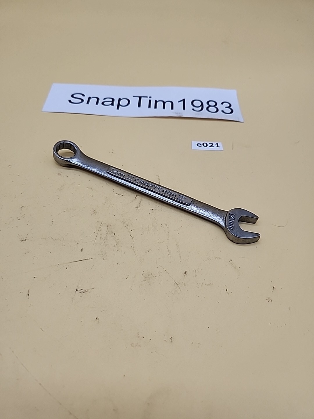 Craftsman 12mm 12 Point Combination Wrench VV 42916 USA