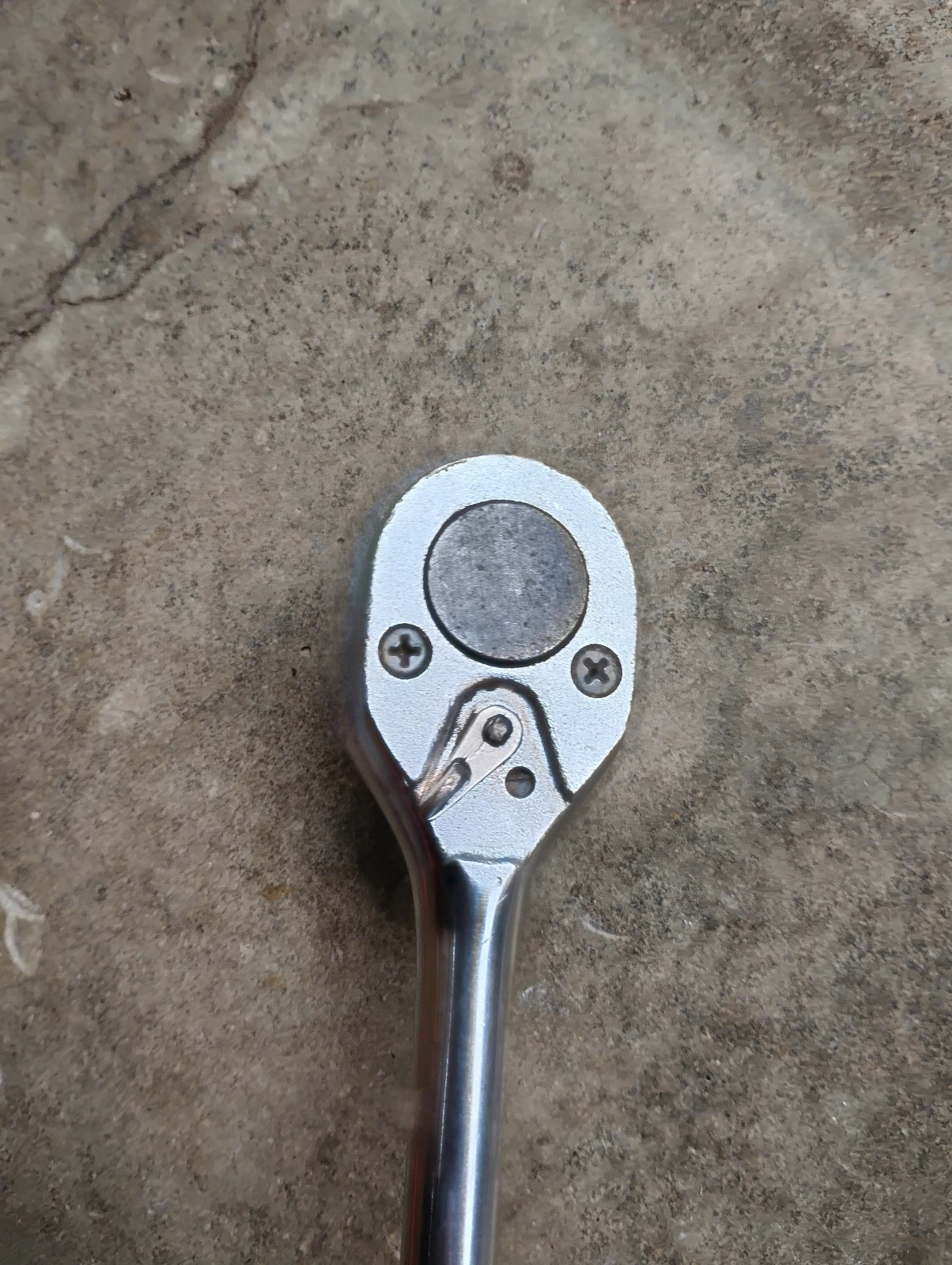 Proto Tools 1/2 in Drive 10 in. Long Pear Head Ratchet Chrome Polished 5449 USA