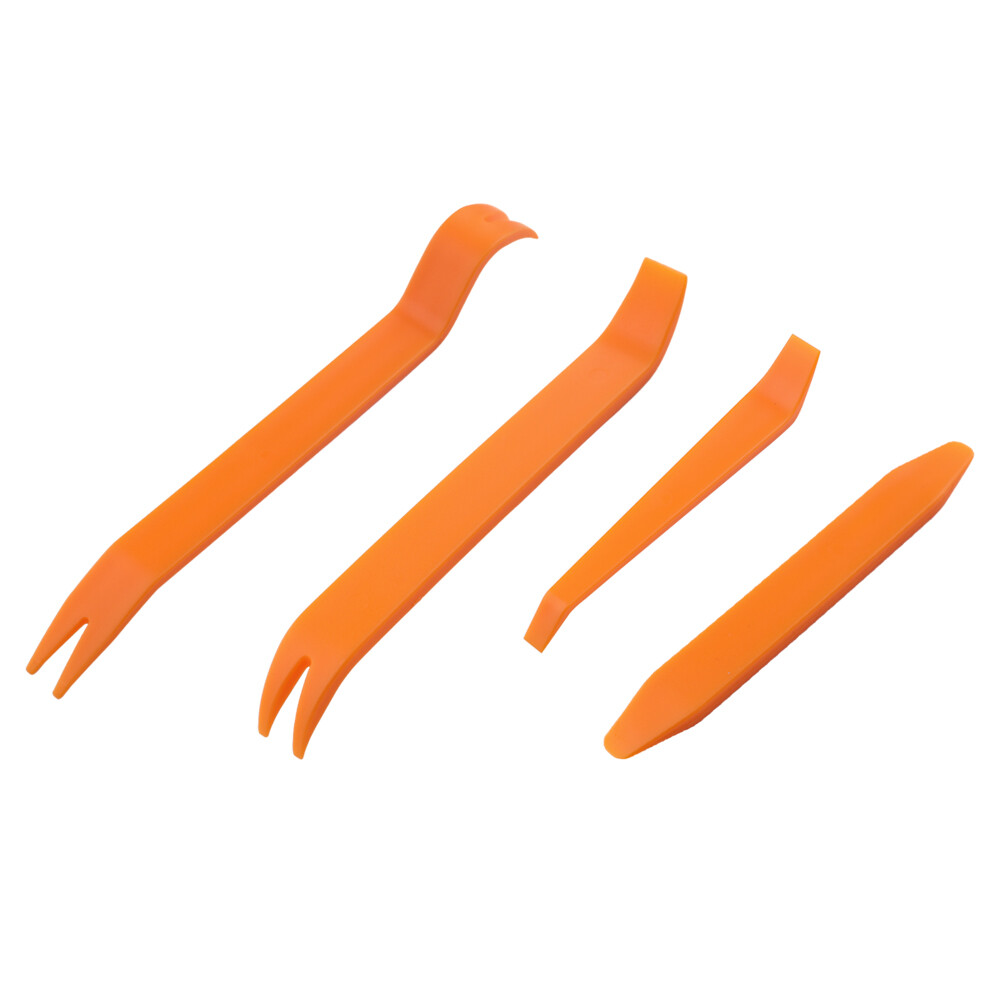 4PCS NEW Car Trim Removal Tool Car Panel Door Dashboard Fastener Remover Pry SET