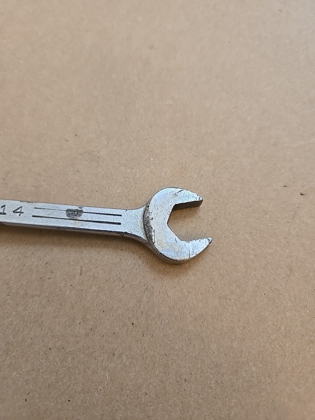 Mac Tools 7/16″ 6PT SAE Short Chrome Combination Wrench USA CH14