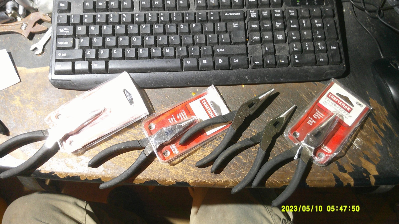 1 Craftsman 6 in. Pliers, Needle nose- USA – Part # 45102