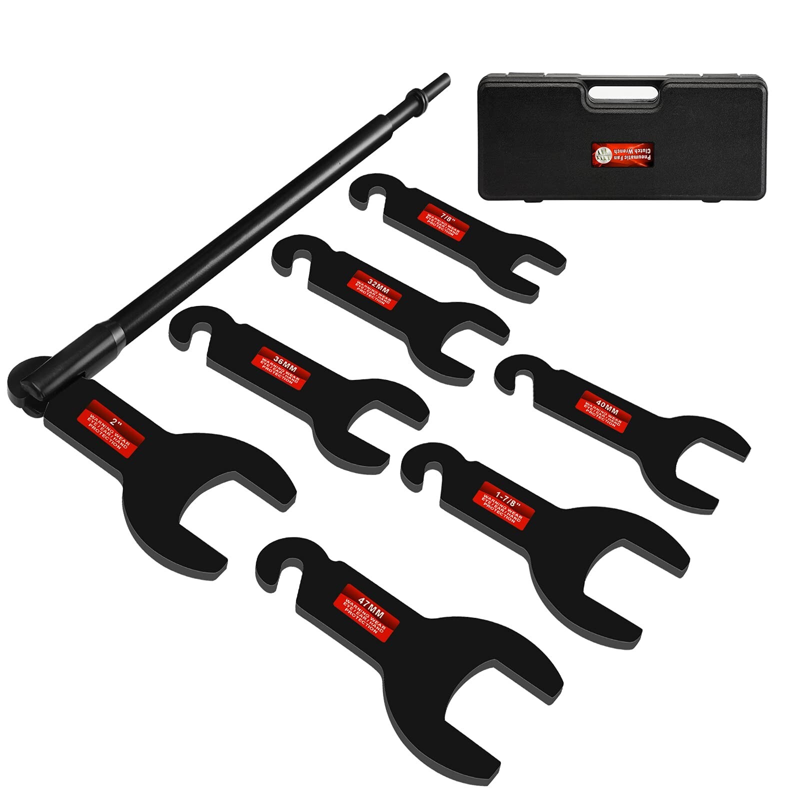BETOOLL 8PCS Pneumatic Fan Clutch Wrench, 43300 Fan Clutch Removal Tool Kit, …